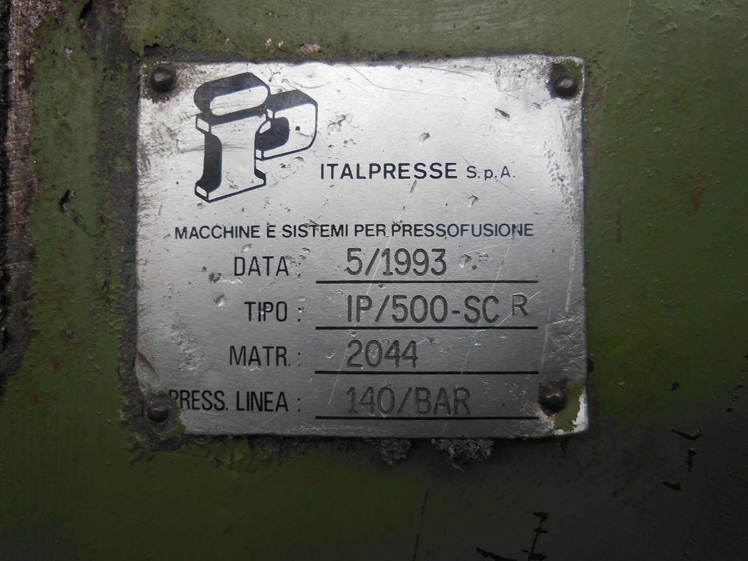 ITALPRESSE IP550SC